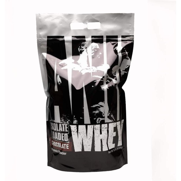 Animal Whey Isolate Whey Protein Powder – Isolate Loaded for Post Workout and Recovery – Low Sugar with Highly Digestible Whey Isolate Protein - Chocolate - 10 Pounds