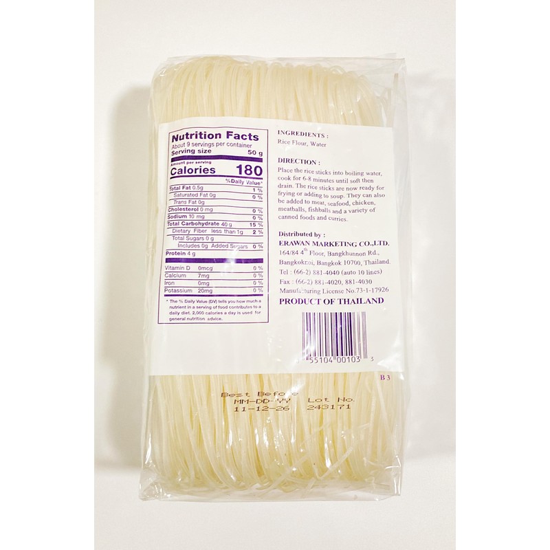 Oriental Style Noodle Banh Pho, Size S, 16 oz, Pack