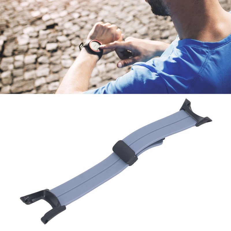 Silicone Watch Wristband Magnetic Suction Waterproof Foldable Silicone Watch Strap