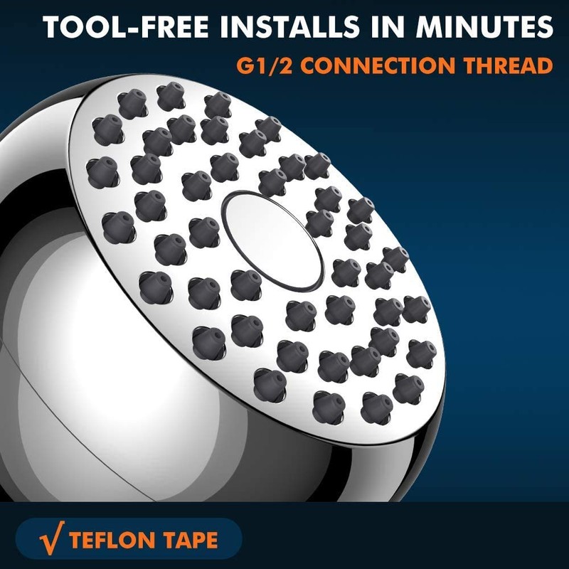 High Pressure Shower Head, 3 Inch Showerhead2. 1