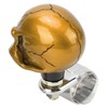 Steering Wheel Spinner Knob Skull Shape Universal Power Handle for