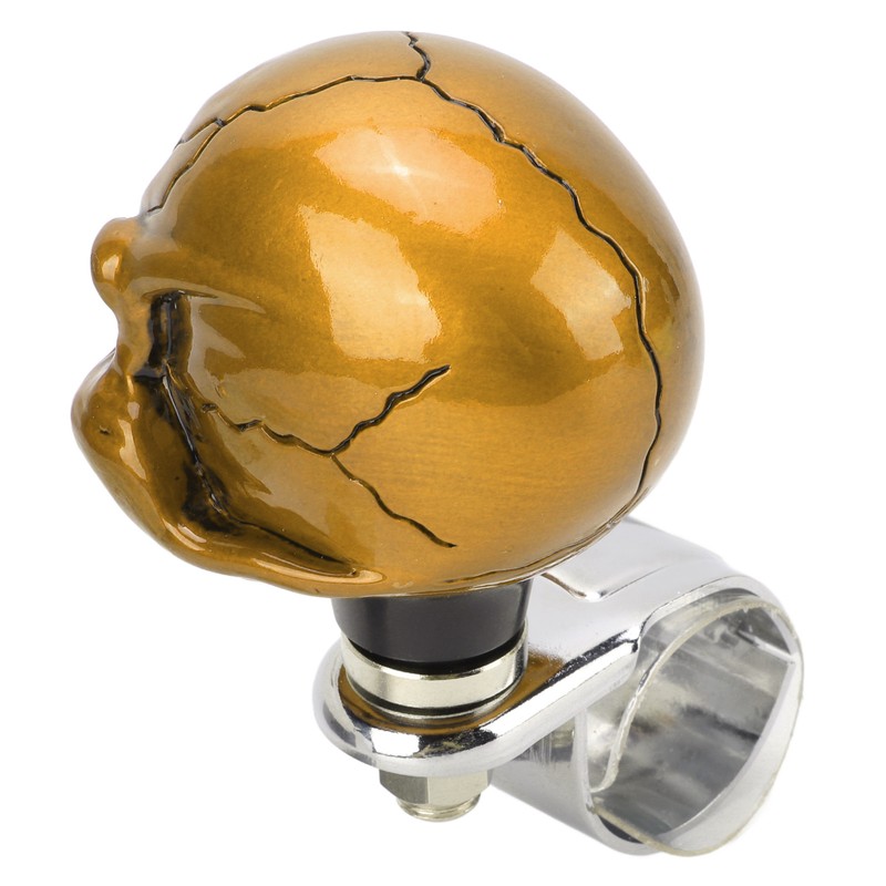 Steering Wheel Spinner Knob Skull Shape Universal Power Handle for