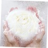 SAFIGLE 2Pcs Flower Bath Loofah Balls Exfoliating Shower Pouf with