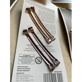 Goody Staytight Barrettes - Brunette NEW!!! on card