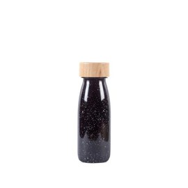 PETIT BOUM 47657 Botella Sensorial Black Float Bottle, Black, Mediano