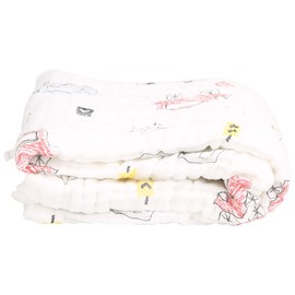 Multi Functional Spring Autumn Cotton Baby Towel Shower Cartoon Bath Towel Infant Newborn Soft Bath Blanket(1# 105 x 105cm)