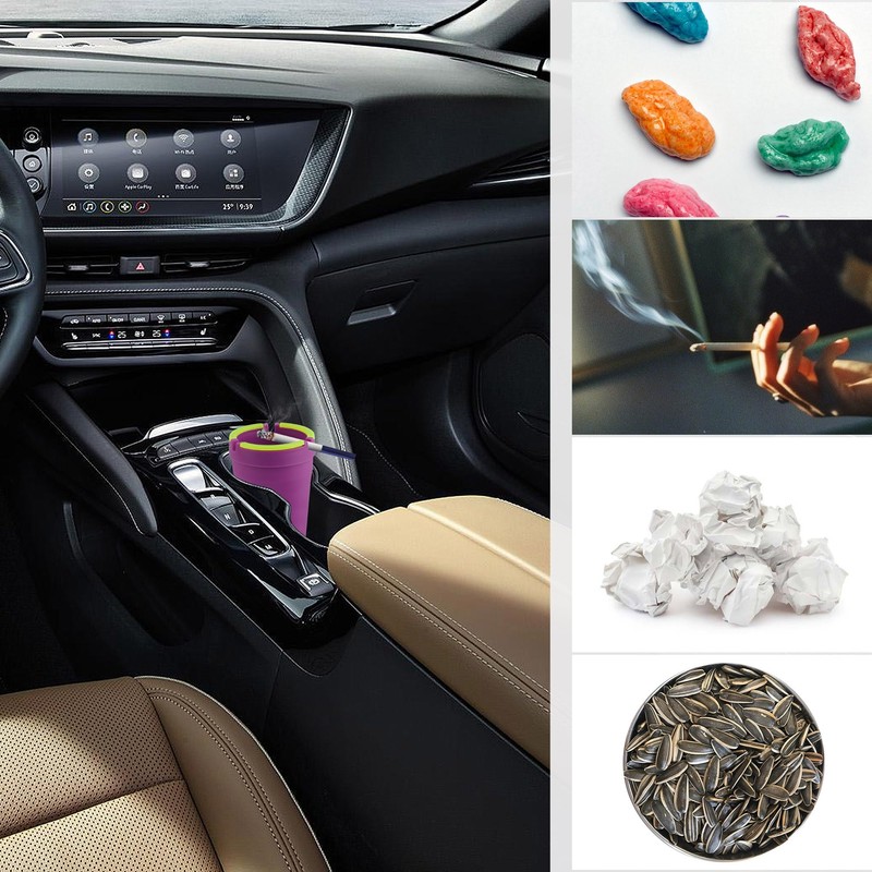 Smokeless Ashtray,Portable Car Ashtrays for Cup Holder Smell Proof,Multifunctional Ashtray