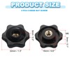 PATIKIL M6 x 32mm Through Hole Knob Nut Screw, 4