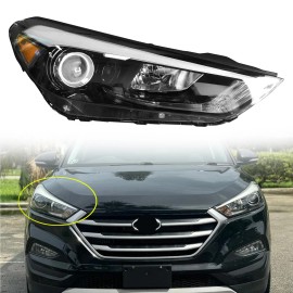 Faro delantero derecho pasajero LED 92102D3150 para Hyundai Tucson 2016 2017 2018