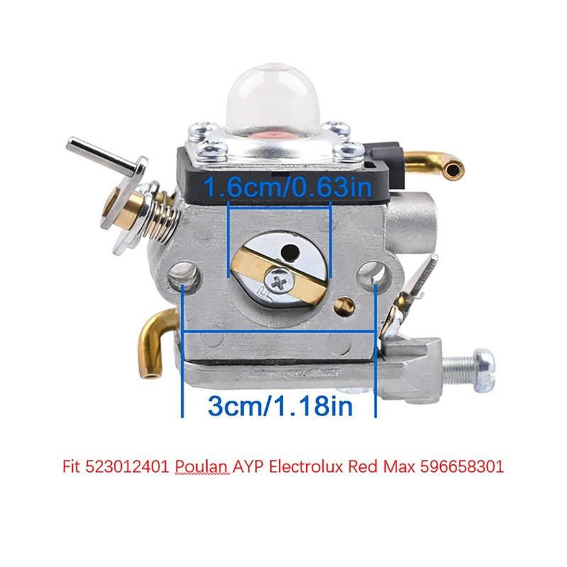 Fremnily Carburetor for Husqvarna 122HD45 122HD60 Redmax CHT220 Jonsered HT2223