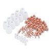 75Pcs Welding Nozzle Ceramic Contact Tip for LG‑40/PT‑31/CUT40/CUT50 Plasma Cutting