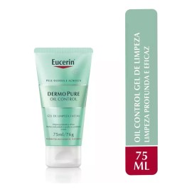 Eucerin Dermopure Oil Control Gel Limpiador Facial 75 Ml Grasa Día/noche