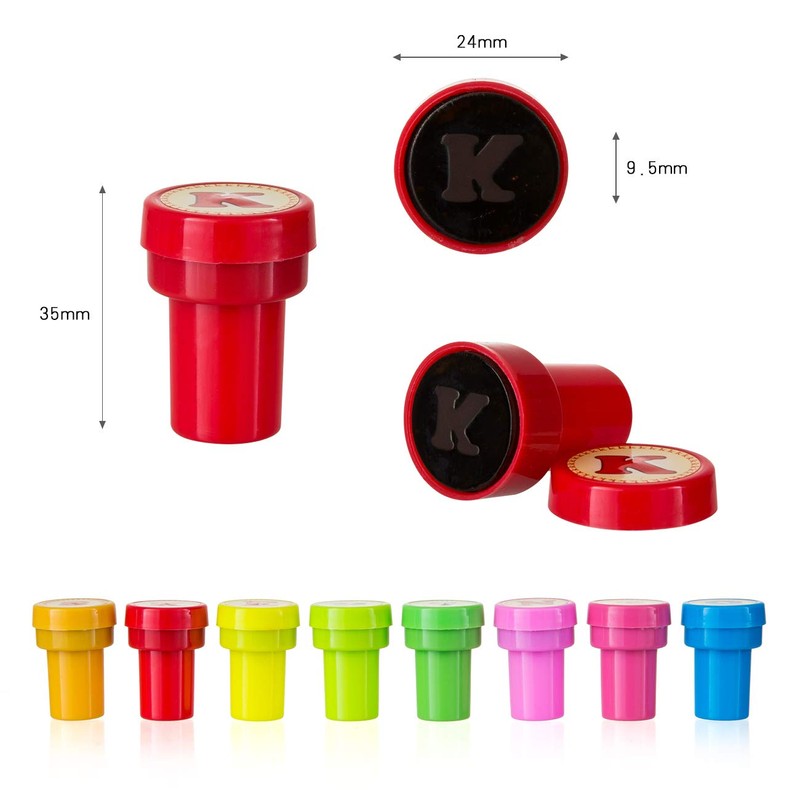 Kesote 36Pcs Number & Alphabet Stamps for Party Favor