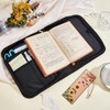 TWINKLEMON Bible Cover Case with Tabs and Bookmark, Leather Sunflowers