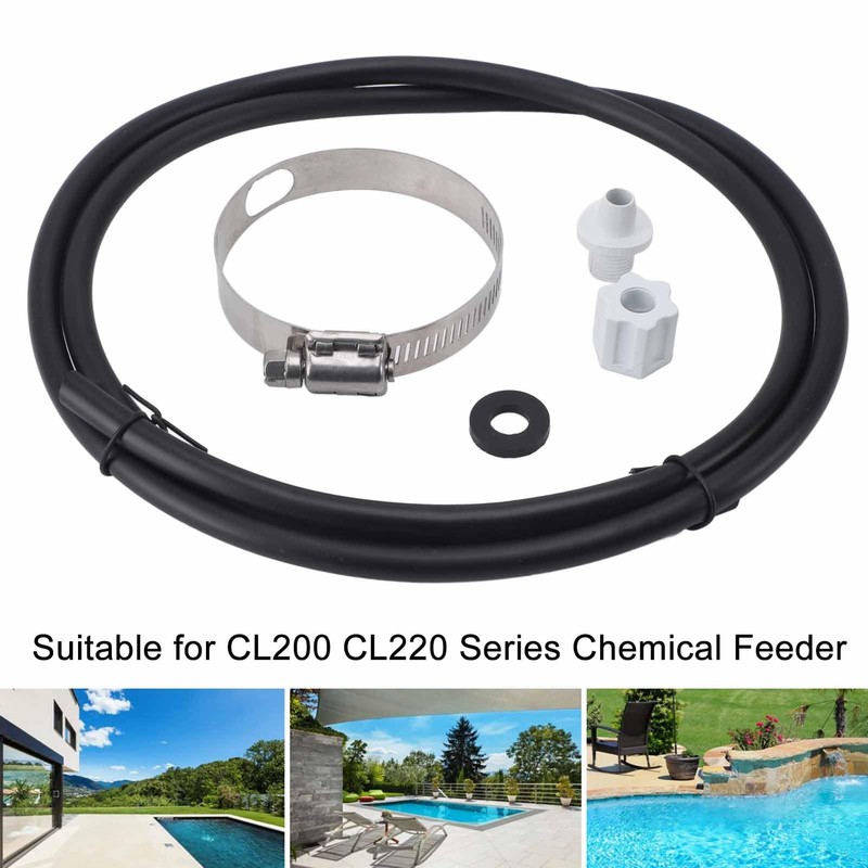 TOPINCN CL200 CL220 Chlorinator Parts Tubing Connection Pack Efficient Function
