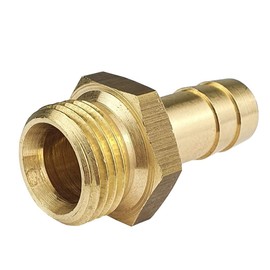 Hose Nozzle Compressed Air Coupling Plug Nipple Coupling Male Thread G 3/8 Inch x 9 mm Pack of 1