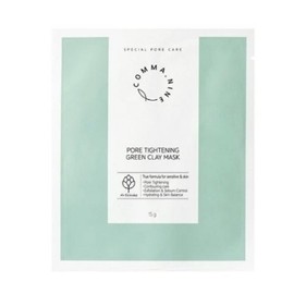 Comma Nine Clay Peeled Egg Pore Mask Pack 4 sheets Green Clay / 콤마나인 클레이 깐달걀 모공 마스크팩 4매 그린 클레이