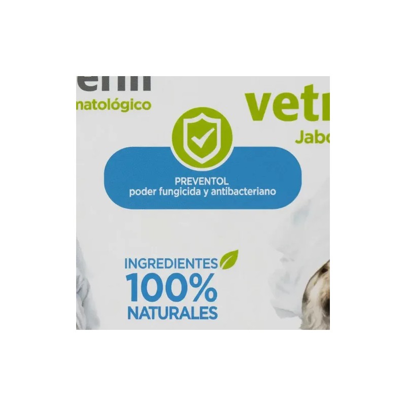 2 Piezas Vetriderm Jabón Dermatológico Perros Y Gatos Elanco