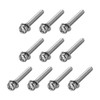 sourcing map M3 x 25mm Stainless Steel Phillips Pan Head