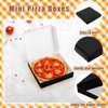 CAOXIAOXUYAO CAOXIAOXUYAO 50 Pcs Mini Pizza Boxes Mini Dessert Boxes5.1