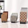 XNKLMYT 2 Pcs Tile Sample Rack, 10-tier Tile Sample Display