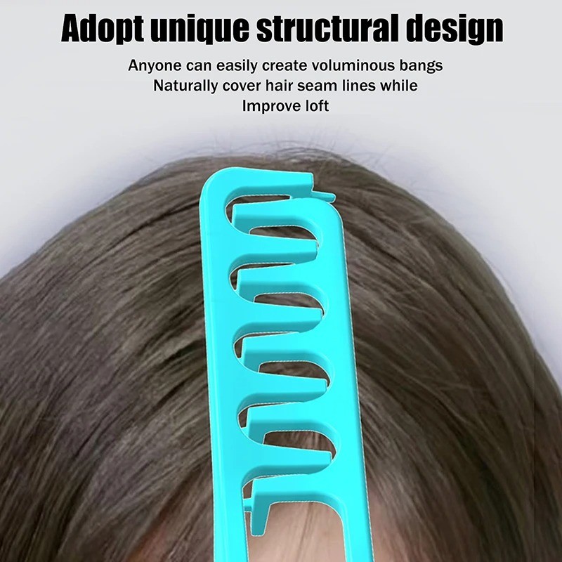 Wide Tooth Volumizing Hair Comb for Men & Women, Fluffy