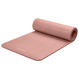 Retrospec Solana - Esterilla de yoga de 12 pulgada de grosor con correa de nailon para hombres y mujeres, tapete de ejercicio antideslizante para...  