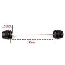 ZYAKOMO 1Pair Compatible with YZF R7 2025 2024 2023 YZFR7 2022 2021 YZF-R7 Motorcycle Front Rear Fork Wheel Frame Slider Crash Protector Axle Slider Crash Pads (Blue)