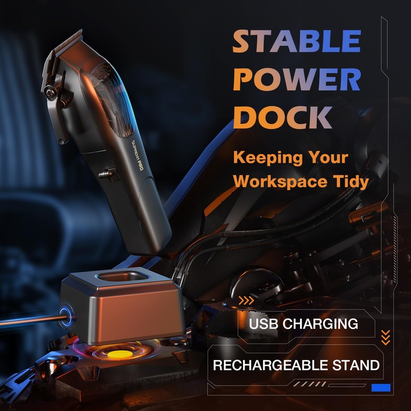 Professional Hair Clippers for Men- High Torque Brushless Motor with
