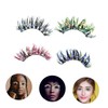 Beavorty Luminous False Eyelashes Makeup Wispy Lashes Natural Look Individual