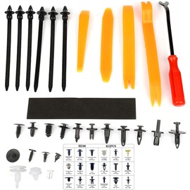 cciyu 456Pack Car Retainer Clips Fastener Rivet-18Sizes Nylon Car Bumper Retainer-Pushtype Car Clips with Tool for GM,For Toyota,For Honda,For Ford,