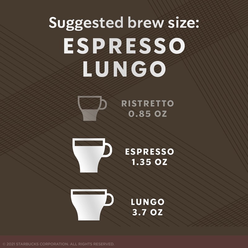 Starbucks by Nespresso Original Line Dark Roast Italian Roast Coffee,