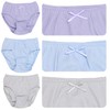 Garow Panties, Set of 5, Solid Color, Celestial Foot Lace,