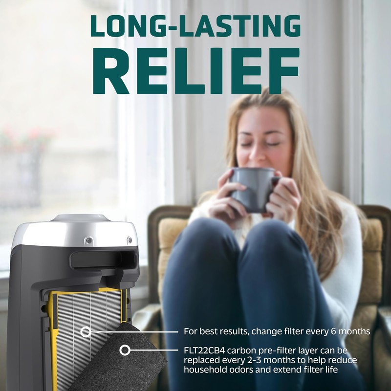 GermGuardian Filter B HEPA Pure Genuine Air Purifier Filter, Removes