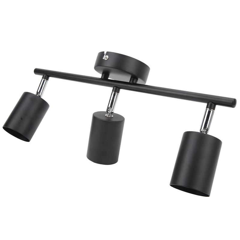 LED Track Light Kit 3 Heads 15.9in Arm 90 Degrees