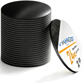 24pcs 2 Inch Round Magnets with Adhesive Backing 80 Mil Large Magnetic Dots