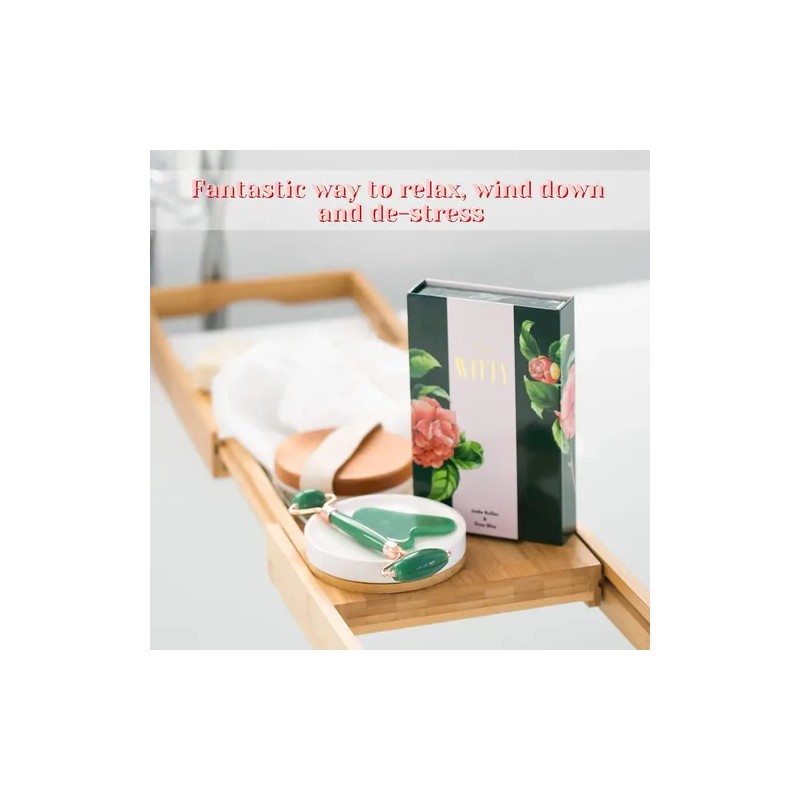 Rodillo Facial de Jade y Gua Sha Jade Facial Roller