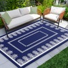 ROMROL Outdoor Rug 5x8 ft Large Waterproof Area Rug for