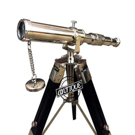 Vintage Brass Telescope Table Decorative Tripod Maritime Ship Instrument Nautical Marine Telescopes Pirate Gifts Steampunk Home Decor