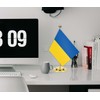 Ukraine Desk Flag, 30 cm Large Small Ukrainian Banner Outdoor,