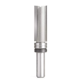 Amana Tool 45366 Carbide Tipped Flush Trim Plunge Template 3/4 D x 2 CH x 1/2 Inch SHK w/ Upper Ball Bearing 2 Flute Router Bit