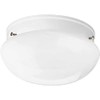 Progress Lighting P3408-30 1-Light Close-To-Ceiling Fixture, White