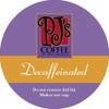 PJ's Coffee - Decaffeinated Single Serve Cups, 12 Count (Pack