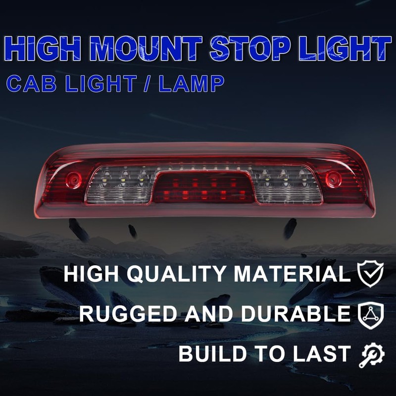 PIT66 LED 3rd Brake Light, Compatible with 14-18 Chevy Silverado/14-18