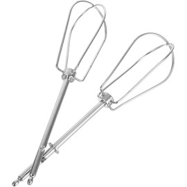 Genérico 2 Piezas Accesorios para Batidora Manual de Alta Resistencia Varillas de Acero Inoxidable para Mezclar y Batir Repuestos Compatibles para Mezcladoras Eléctricas Cocina