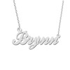 GR35Z9 Brynn Name Necklace Silver Initial Pendant Necklace Dainty Jewelry