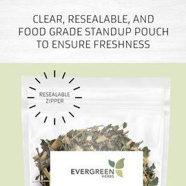 Evergreen Herbs Palo Mulato - 8 oz. - Bursera Simaruba, Naked Indian, Jiote, Carate, Jiñocuabo, Mulatto Stick, Chaká, Mastic, Gumbo Limbo - Resealable Stand Up Pouch to Ensure Freshness!