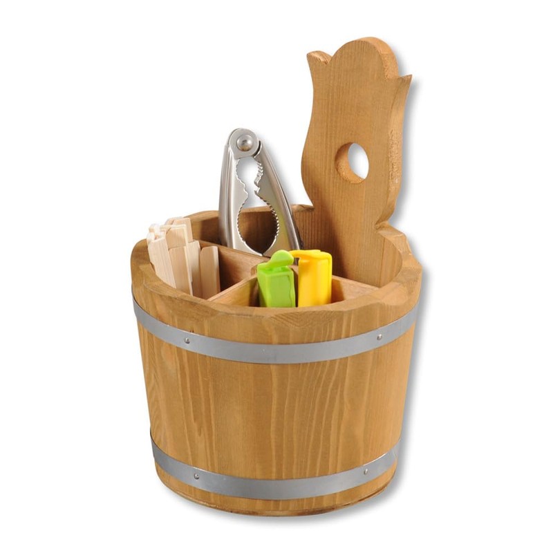 Kesper 69294 Storage Box/Cutlery Container Diameter 14 cm Height 20