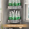 VOLPONE Corner Shower Shelves with Hooks Shower Storage Rack Rustproof