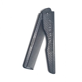 Chilsung Portable Gentleman's Folding Comb (Black) Hair Comb 7ea